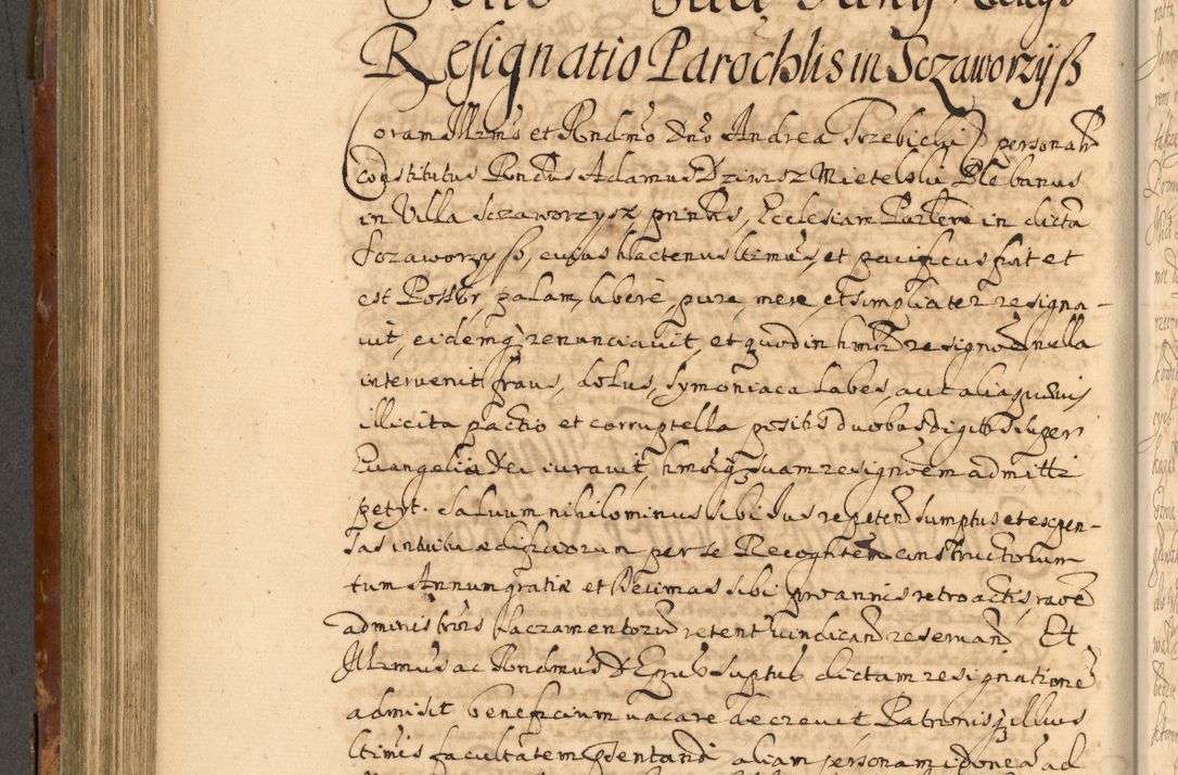 Zdjęcie nr 443 dla obiektu archiwalnego: Acta actorum, decretorum, sententiarum, erectionum, fundationum, confirmationum, instiutionum, resignationum, constitutionum, provisionum, submissionum, quietationum, substitutionum, ordinationum, ingrossationum, prostestationum R. D. Andreae Trzebicki, episcopi Cracoviensis, ducis Severiae in a. D. 1658 et  1659 acticatorum. Volumen I 