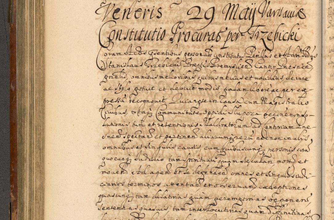 Zdjęcie nr 441 dla obiektu archiwalnego: Acta actorum, decretorum, sententiarum, erectionum, fundationum, confirmationum, instiutionum, resignationum, constitutionum, provisionum, submissionum, quietationum, substitutionum, ordinationum, ingrossationum, prostestationum R. D. Andreae Trzebicki, episcopi Cracoviensis, ducis Severiae in a. D. 1658 et  1659 acticatorum. Volumen I 