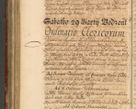 Zdjęcie nr 435 dla obiektu archiwalnego: Acta actorum, decretorum, sententiarum, erectionum, fundationum, confirmationum, instiutionum, resignationum, constitutionum, provisionum, submissionum, quietationum, substitutionum, ordinationum, ingrossationum, prostestationum R. D. Andreae Trzebicki, episcopi Cracoviensis, ducis Severiae in a. D. 1658 et  1659 acticatorum. Volumen I 