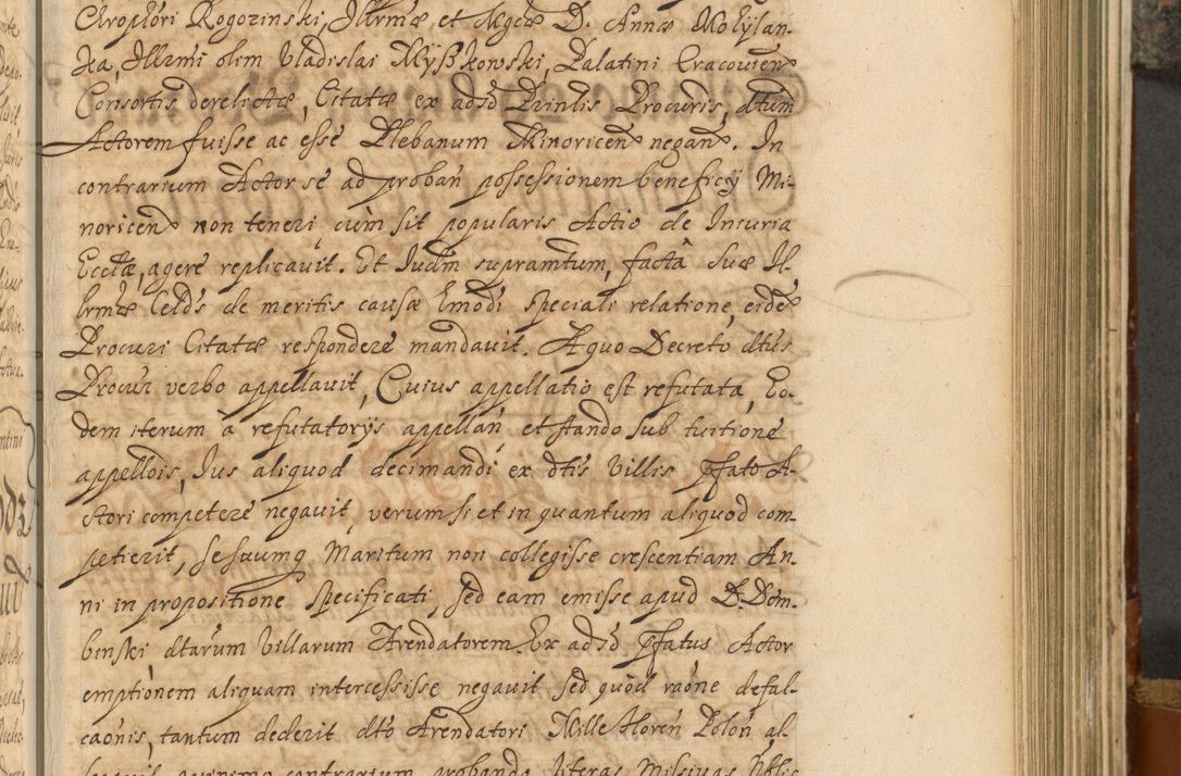 Zdjęcie nr 434 dla obiektu archiwalnego: Acta actorum, decretorum, sententiarum, erectionum, fundationum, confirmationum, instiutionum, resignationum, constitutionum, provisionum, submissionum, quietationum, substitutionum, ordinationum, ingrossationum, prostestationum R. D. Andreae Trzebicki, episcopi Cracoviensis, ducis Severiae in a. D. 1658 et  1659 acticatorum. Volumen I 