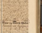 Zdjęcie nr 432 dla obiektu archiwalnego: Acta actorum, decretorum, sententiarum, erectionum, fundationum, confirmationum, instiutionum, resignationum, constitutionum, provisionum, submissionum, quietationum, substitutionum, ordinationum, ingrossationum, prostestationum R. D. Andreae Trzebicki, episcopi Cracoviensis, ducis Severiae in a. D. 1658 et  1659 acticatorum. Volumen I 