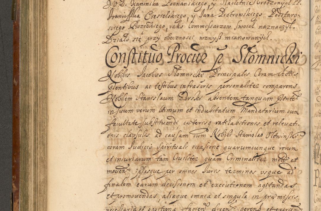 Zdjęcie nr 431 dla obiektu archiwalnego: Acta actorum, decretorum, sententiarum, erectionum, fundationum, confirmationum, instiutionum, resignationum, constitutionum, provisionum, submissionum, quietationum, substitutionum, ordinationum, ingrossationum, prostestationum R. D. Andreae Trzebicki, episcopi Cracoviensis, ducis Severiae in a. D. 1658 et  1659 acticatorum. Volumen I 