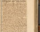 Zdjęcie nr 424 dla obiektu archiwalnego: Acta actorum, decretorum, sententiarum, erectionum, fundationum, confirmationum, instiutionum, resignationum, constitutionum, provisionum, submissionum, quietationum, substitutionum, ordinationum, ingrossationum, prostestationum R. D. Andreae Trzebicki, episcopi Cracoviensis, ducis Severiae in a. D. 1658 et  1659 acticatorum. Volumen I 