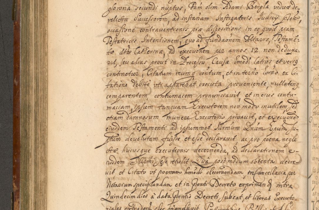 Zdjęcie nr 421 dla obiektu archiwalnego: Acta actorum, decretorum, sententiarum, erectionum, fundationum, confirmationum, instiutionum, resignationum, constitutionum, provisionum, submissionum, quietationum, substitutionum, ordinationum, ingrossationum, prostestationum R. D. Andreae Trzebicki, episcopi Cracoviensis, ducis Severiae in a. D. 1658 et  1659 acticatorum. Volumen I 