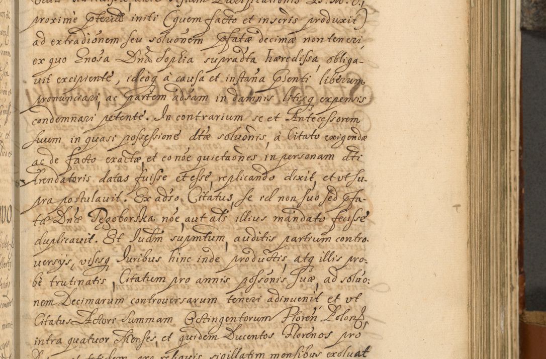 Zdjęcie nr 412 dla obiektu archiwalnego: Acta actorum, decretorum, sententiarum, erectionum, fundationum, confirmationum, instiutionum, resignationum, constitutionum, provisionum, submissionum, quietationum, substitutionum, ordinationum, ingrossationum, prostestationum R. D. Andreae Trzebicki, episcopi Cracoviensis, ducis Severiae in a. D. 1658 et  1659 acticatorum. Volumen I 