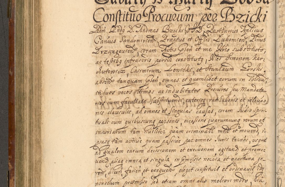 Zdjęcie nr 409 dla obiektu archiwalnego: Acta actorum, decretorum, sententiarum, erectionum, fundationum, confirmationum, instiutionum, resignationum, constitutionum, provisionum, submissionum, quietationum, substitutionum, ordinationum, ingrossationum, prostestationum R. D. Andreae Trzebicki, episcopi Cracoviensis, ducis Severiae in a. D. 1658 et  1659 acticatorum. Volumen I 