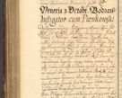 Zdjęcie nr 803 dla obiektu archiwalnego: Acta actorum, decretorum, sententiarum, erectionum, fundationum, confirmationum, instiutionum, resignationum, constitutionum, provisionum, submissionum, quietationum, substitutionum, ordinationum, ingrossationum, prostestationum R. D. Andreae Trzebicki, episcopi Cracoviensis, ducis Severiae in a. D. 1658 et  1659 acticatorum. Volumen I 