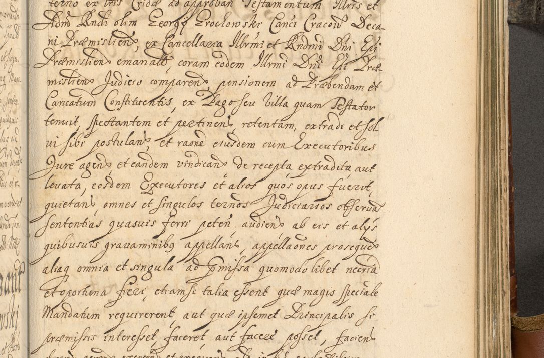Zdjęcie nr 802 dla obiektu archiwalnego: Acta actorum, decretorum, sententiarum, erectionum, fundationum, confirmationum, instiutionum, resignationum, constitutionum, provisionum, submissionum, quietationum, substitutionum, ordinationum, ingrossationum, prostestationum R. D. Andreae Trzebicki, episcopi Cracoviensis, ducis Severiae in a. D. 1658 et  1659 acticatorum. Volumen I 