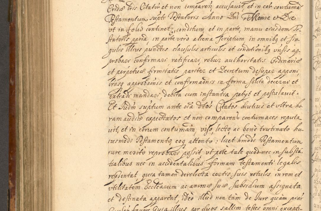 Zdjęcie nr 797 dla obiektu archiwalnego: Acta actorum, decretorum, sententiarum, erectionum, fundationum, confirmationum, instiutionum, resignationum, constitutionum, provisionum, submissionum, quietationum, substitutionum, ordinationum, ingrossationum, prostestationum R. D. Andreae Trzebicki, episcopi Cracoviensis, ducis Severiae in a. D. 1658 et  1659 acticatorum. Volumen I 