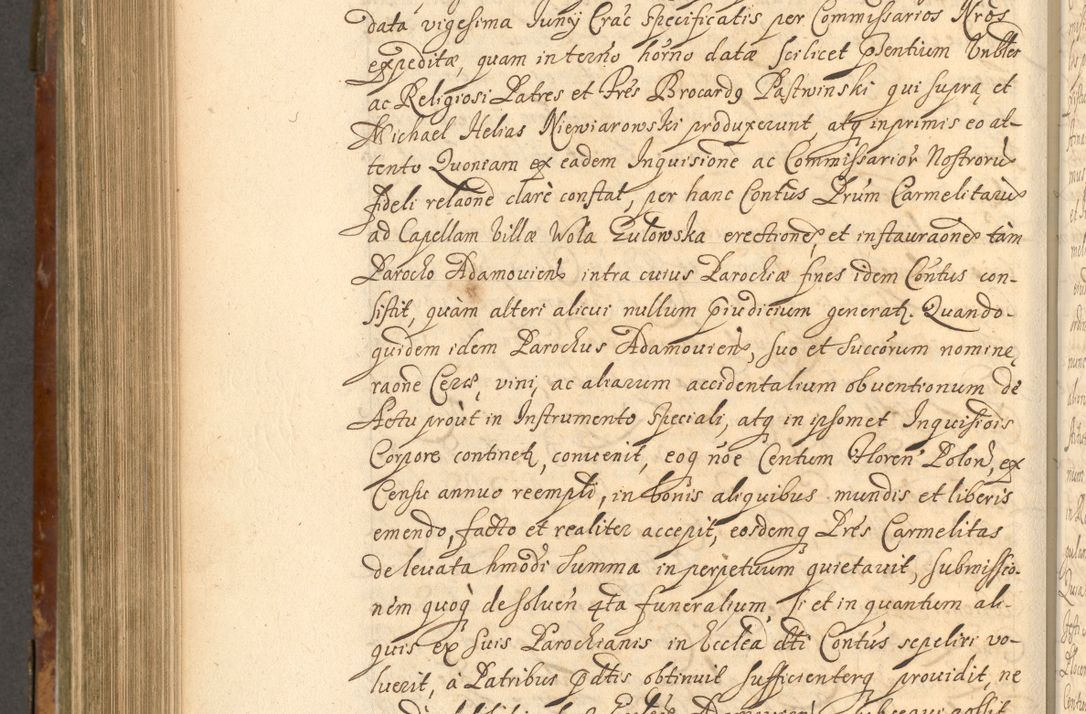 Zdjęcie nr 787 dla obiektu archiwalnego: Acta actorum, decretorum, sententiarum, erectionum, fundationum, confirmationum, instiutionum, resignationum, constitutionum, provisionum, submissionum, quietationum, substitutionum, ordinationum, ingrossationum, prostestationum R. D. Andreae Trzebicki, episcopi Cracoviensis, ducis Severiae in a. D. 1658 et  1659 acticatorum. Volumen I 