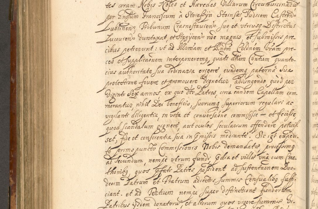 Zdjęcie nr 783 dla obiektu archiwalnego: Acta actorum, decretorum, sententiarum, erectionum, fundationum, confirmationum, instiutionum, resignationum, constitutionum, provisionum, submissionum, quietationum, substitutionum, ordinationum, ingrossationum, prostestationum R. D. Andreae Trzebicki, episcopi Cracoviensis, ducis Severiae in a. D. 1658 et  1659 acticatorum. Volumen I 