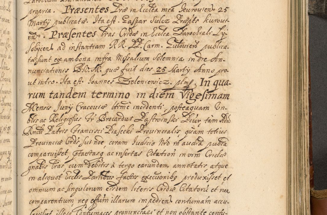Zdjęcie nr 776 dla obiektu archiwalnego: Acta actorum, decretorum, sententiarum, erectionum, fundationum, confirmationum, instiutionum, resignationum, constitutionum, provisionum, submissionum, quietationum, substitutionum, ordinationum, ingrossationum, prostestationum R. D. Andreae Trzebicki, episcopi Cracoviensis, ducis Severiae in a. D. 1658 et  1659 acticatorum. Volumen I 