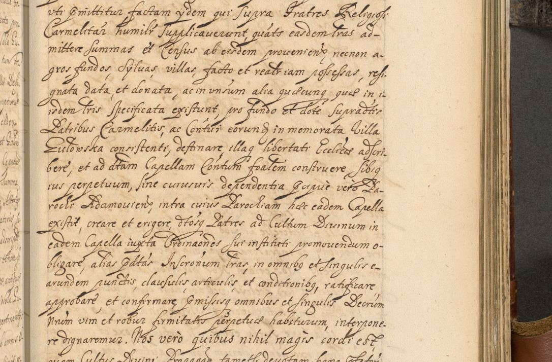 Zdjęcie nr 772 dla obiektu archiwalnego: Acta actorum, decretorum, sententiarum, erectionum, fundationum, confirmationum, instiutionum, resignationum, constitutionum, provisionum, submissionum, quietationum, substitutionum, ordinationum, ingrossationum, prostestationum R. D. Andreae Trzebicki, episcopi Cracoviensis, ducis Severiae in a. D. 1658 et  1659 acticatorum. Volumen I 