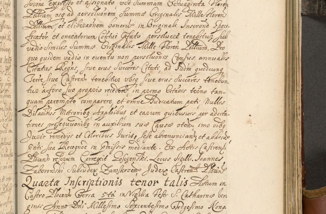 Zdjęcie nr 766 dla obiektu archiwalnego: Acta actorum, decretorum, sententiarum, erectionum, fundationum, confirmationum, instiutionum, resignationum, constitutionum, provisionum, submissionum, quietationum, substitutionum, ordinationum, ingrossationum, prostestationum R. D. Andreae Trzebicki, episcopi Cracoviensis, ducis Severiae in a. D. 1658 et  1659 acticatorum. Volumen I 