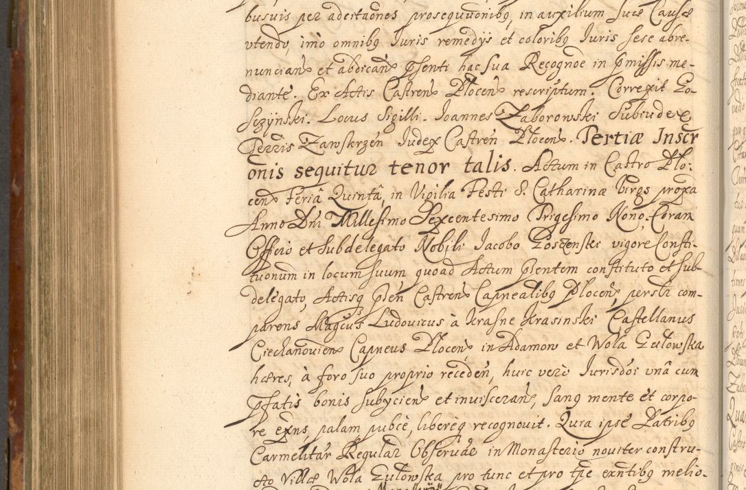 Zdjęcie nr 765 dla obiektu archiwalnego: Acta actorum, decretorum, sententiarum, erectionum, fundationum, confirmationum, instiutionum, resignationum, constitutionum, provisionum, submissionum, quietationum, substitutionum, ordinationum, ingrossationum, prostestationum R. D. Andreae Trzebicki, episcopi Cracoviensis, ducis Severiae in a. D. 1658 et  1659 acticatorum. Volumen I 