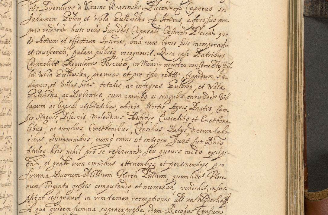 Zdjęcie nr 764 dla obiektu archiwalnego: Acta actorum, decretorum, sententiarum, erectionum, fundationum, confirmationum, instiutionum, resignationum, constitutionum, provisionum, submissionum, quietationum, substitutionum, ordinationum, ingrossationum, prostestationum R. D. Andreae Trzebicki, episcopi Cracoviensis, ducis Severiae in a. D. 1658 et  1659 acticatorum. Volumen I 