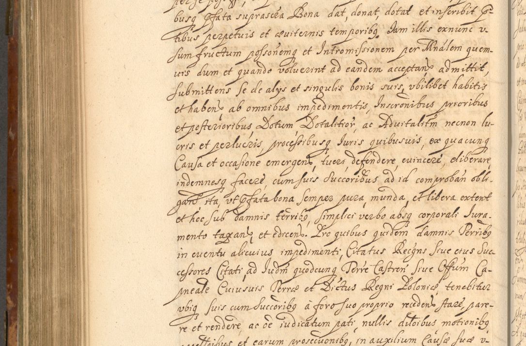 Zdjęcie nr 763 dla obiektu archiwalnego: Acta actorum, decretorum, sententiarum, erectionum, fundationum, confirmationum, instiutionum, resignationum, constitutionum, provisionum, submissionum, quietationum, substitutionum, ordinationum, ingrossationum, prostestationum R. D. Andreae Trzebicki, episcopi Cracoviensis, ducis Severiae in a. D. 1658 et  1659 acticatorum. Volumen I 