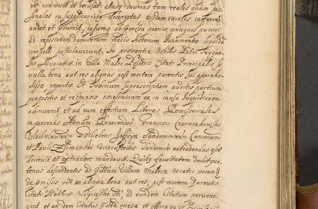 Zdjęcie nr 758 dla obiektu archiwalnego: Acta actorum, decretorum, sententiarum, erectionum, fundationum, confirmationum, instiutionum, resignationum, constitutionum, provisionum, submissionum, quietationum, substitutionum, ordinationum, ingrossationum, prostestationum R. D. Andreae Trzebicki, episcopi Cracoviensis, ducis Severiae in a. D. 1658 et  1659 acticatorum. Volumen I 