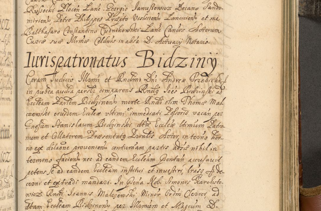 Zdjęcie nr 754 dla obiektu archiwalnego: Acta actorum, decretorum, sententiarum, erectionum, fundationum, confirmationum, instiutionum, resignationum, constitutionum, provisionum, submissionum, quietationum, substitutionum, ordinationum, ingrossationum, prostestationum R. D. Andreae Trzebicki, episcopi Cracoviensis, ducis Severiae in a. D. 1658 et  1659 acticatorum. Volumen I 