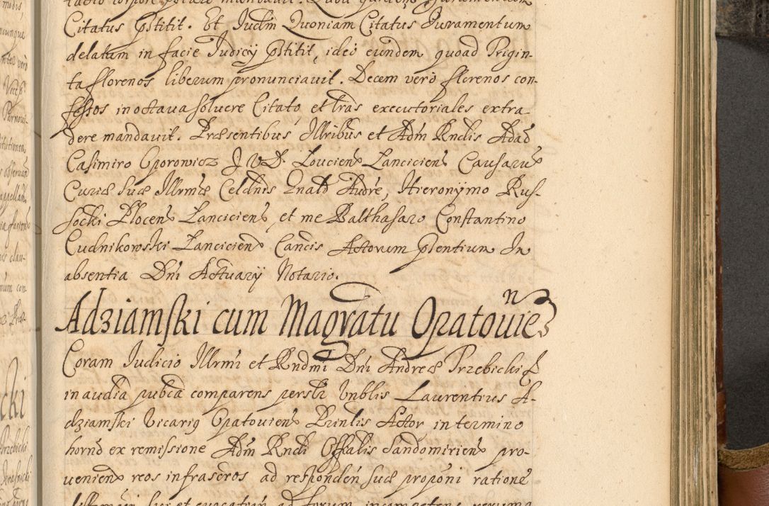 Zdjęcie nr 750 dla obiektu archiwalnego: Acta actorum, decretorum, sententiarum, erectionum, fundationum, confirmationum, instiutionum, resignationum, constitutionum, provisionum, submissionum, quietationum, substitutionum, ordinationum, ingrossationum, prostestationum R. D. Andreae Trzebicki, episcopi Cracoviensis, ducis Severiae in a. D. 1658 et  1659 acticatorum. Volumen I 