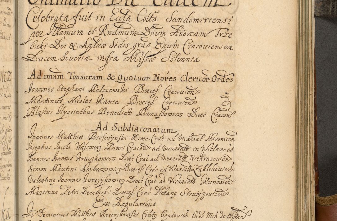 Zdjęcie nr 744 dla obiektu archiwalnego: Acta actorum, decretorum, sententiarum, erectionum, fundationum, confirmationum, instiutionum, resignationum, constitutionum, provisionum, submissionum, quietationum, substitutionum, ordinationum, ingrossationum, prostestationum R. D. Andreae Trzebicki, episcopi Cracoviensis, ducis Severiae in a. D. 1658 et  1659 acticatorum. Volumen I 
