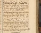 Zdjęcie nr 744 dla obiektu archiwalnego: Acta actorum, decretorum, sententiarum, erectionum, fundationum, confirmationum, instiutionum, resignationum, constitutionum, provisionum, submissionum, quietationum, substitutionum, ordinationum, ingrossationum, prostestationum R. D. Andreae Trzebicki, episcopi Cracoviensis, ducis Severiae in a. D. 1658 et  1659 acticatorum. Volumen I 