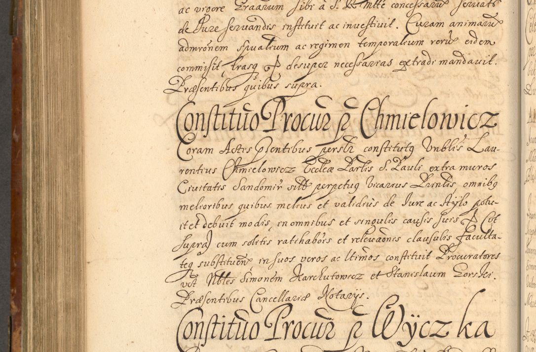 Zdjęcie nr 743 dla obiektu archiwalnego: Acta actorum, decretorum, sententiarum, erectionum, fundationum, confirmationum, instiutionum, resignationum, constitutionum, provisionum, submissionum, quietationum, substitutionum, ordinationum, ingrossationum, prostestationum R. D. Andreae Trzebicki, episcopi Cracoviensis, ducis Severiae in a. D. 1658 et  1659 acticatorum. Volumen I 