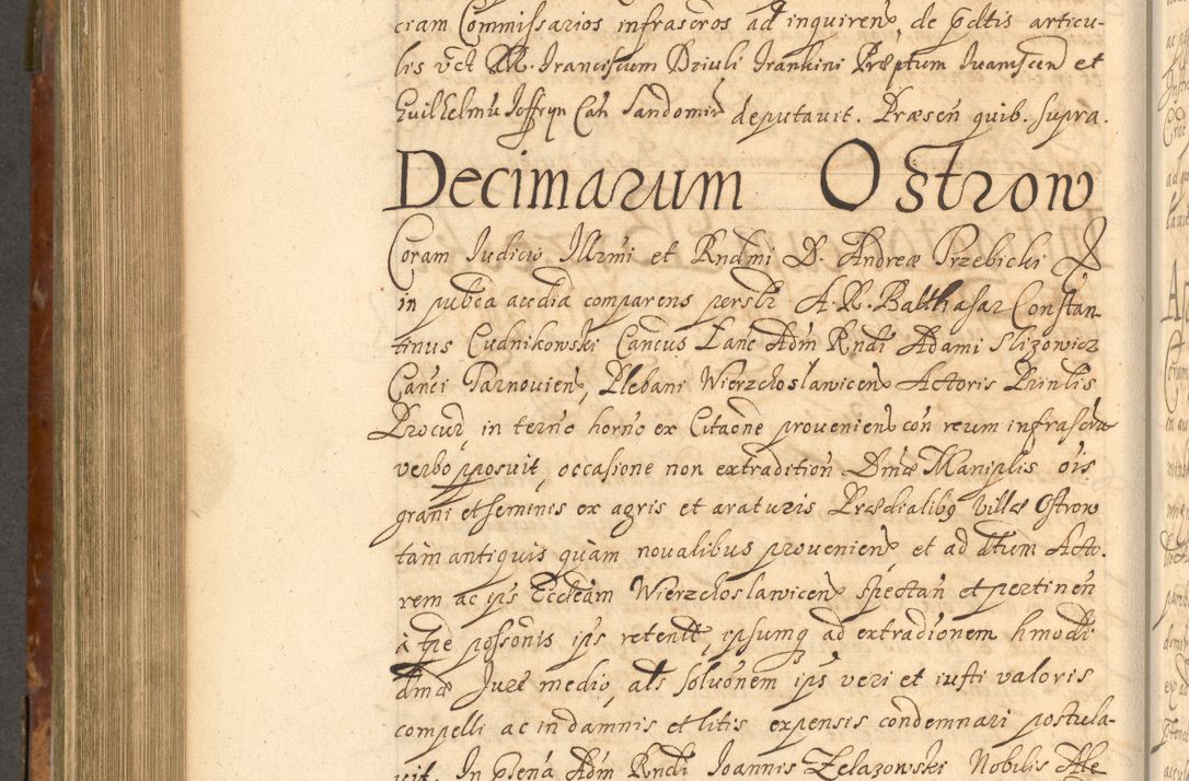 Zdjęcie nr 725 dla obiektu archiwalnego: Acta actorum, decretorum, sententiarum, erectionum, fundationum, confirmationum, instiutionum, resignationum, constitutionum, provisionum, submissionum, quietationum, substitutionum, ordinationum, ingrossationum, prostestationum R. D. Andreae Trzebicki, episcopi Cracoviensis, ducis Severiae in a. D. 1658 et  1659 acticatorum. Volumen I 