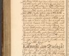 Zdjęcie nr 721 dla obiektu archiwalnego: Acta actorum, decretorum, sententiarum, erectionum, fundationum, confirmationum, instiutionum, resignationum, constitutionum, provisionum, submissionum, quietationum, substitutionum, ordinationum, ingrossationum, prostestationum R. D. Andreae Trzebicki, episcopi Cracoviensis, ducis Severiae in a. D. 1658 et  1659 acticatorum. Volumen I 