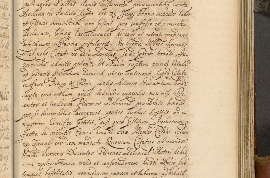 Zdjęcie nr 718 dla obiektu archiwalnego: Acta actorum, decretorum, sententiarum, erectionum, fundationum, confirmationum, instiutionum, resignationum, constitutionum, provisionum, submissionum, quietationum, substitutionum, ordinationum, ingrossationum, prostestationum R. D. Andreae Trzebicki, episcopi Cracoviensis, ducis Severiae in a. D. 1658 et  1659 acticatorum. Volumen I 