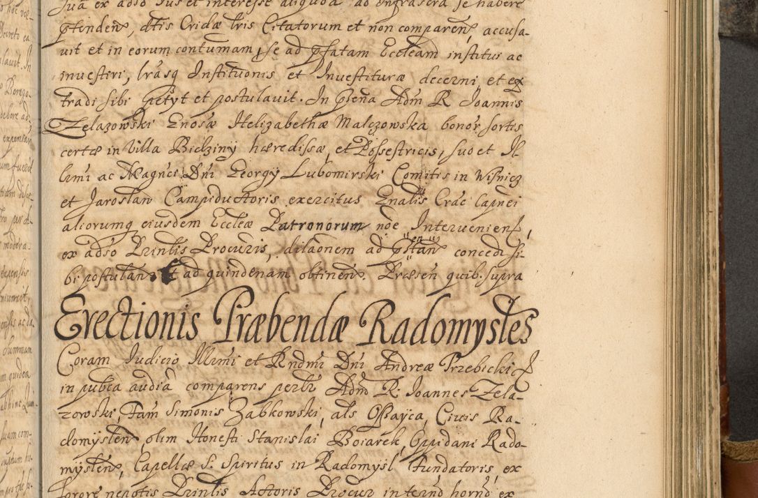 Zdjęcie nr 700 dla obiektu archiwalnego: Acta actorum, decretorum, sententiarum, erectionum, fundationum, confirmationum, instiutionum, resignationum, constitutionum, provisionum, submissionum, quietationum, substitutionum, ordinationum, ingrossationum, prostestationum R. D. Andreae Trzebicki, episcopi Cracoviensis, ducis Severiae in a. D. 1658 et  1659 acticatorum. Volumen I 