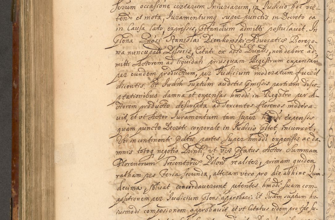 Zdjęcie nr 699 dla obiektu archiwalnego: Acta actorum, decretorum, sententiarum, erectionum, fundationum, confirmationum, instiutionum, resignationum, constitutionum, provisionum, submissionum, quietationum, substitutionum, ordinationum, ingrossationum, prostestationum R. D. Andreae Trzebicki, episcopi Cracoviensis, ducis Severiae in a. D. 1658 et  1659 acticatorum. Volumen I 