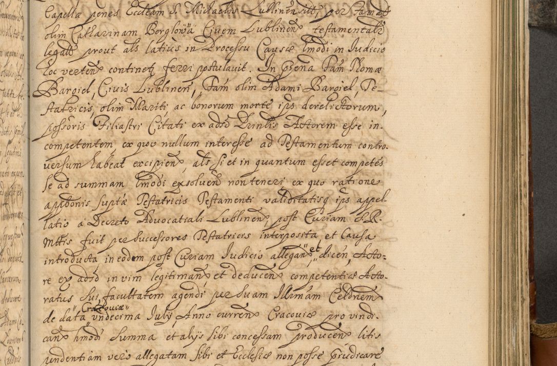 Zdjęcie nr 696 dla obiektu archiwalnego: Acta actorum, decretorum, sententiarum, erectionum, fundationum, confirmationum, instiutionum, resignationum, constitutionum, provisionum, submissionum, quietationum, substitutionum, ordinationum, ingrossationum, prostestationum R. D. Andreae Trzebicki, episcopi Cracoviensis, ducis Severiae in a. D. 1658 et  1659 acticatorum. Volumen I 