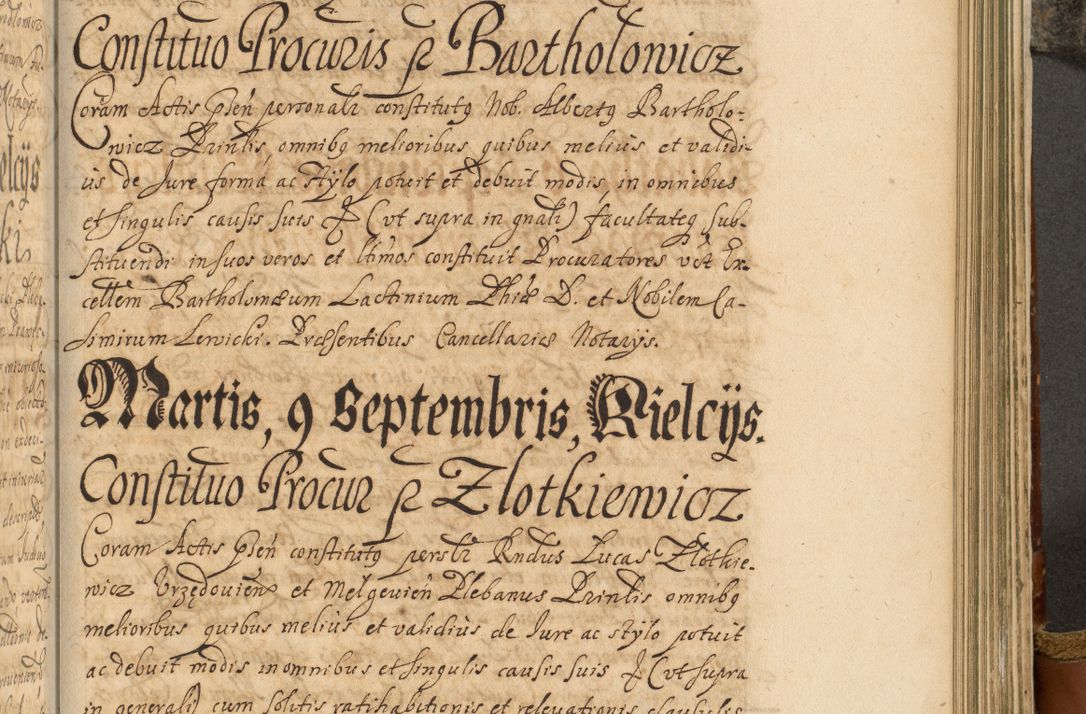 Zdjęcie nr 694 dla obiektu archiwalnego: Acta actorum, decretorum, sententiarum, erectionum, fundationum, confirmationum, instiutionum, resignationum, constitutionum, provisionum, submissionum, quietationum, substitutionum, ordinationum, ingrossationum, prostestationum R. D. Andreae Trzebicki, episcopi Cracoviensis, ducis Severiae in a. D. 1658 et  1659 acticatorum. Volumen I 