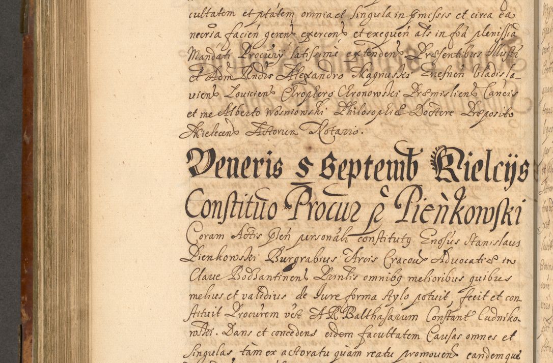 Zdjęcie nr 683 dla obiektu archiwalnego: Acta actorum, decretorum, sententiarum, erectionum, fundationum, confirmationum, instiutionum, resignationum, constitutionum, provisionum, submissionum, quietationum, substitutionum, ordinationum, ingrossationum, prostestationum R. D. Andreae Trzebicki, episcopi Cracoviensis, ducis Severiae in a. D. 1658 et  1659 acticatorum. Volumen I 