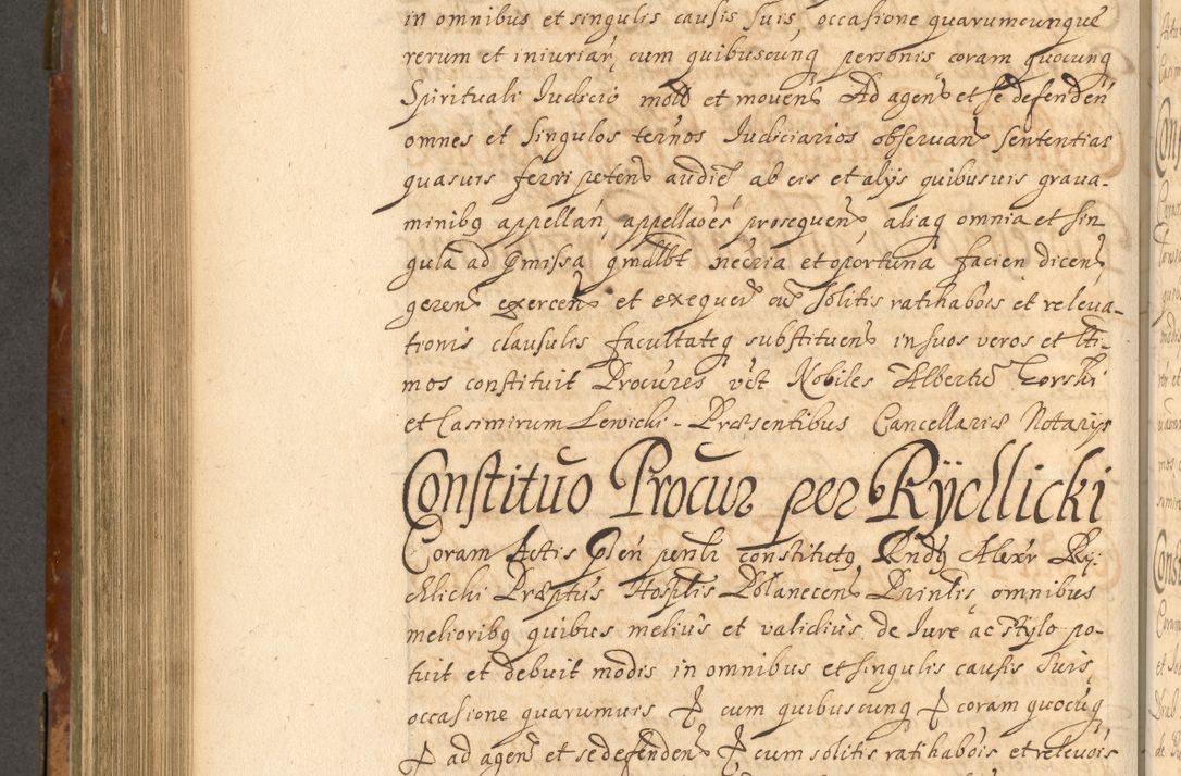Zdjęcie nr 679 dla obiektu archiwalnego: Acta actorum, decretorum, sententiarum, erectionum, fundationum, confirmationum, instiutionum, resignationum, constitutionum, provisionum, submissionum, quietationum, substitutionum, ordinationum, ingrossationum, prostestationum R. D. Andreae Trzebicki, episcopi Cracoviensis, ducis Severiae in a. D. 1658 et  1659 acticatorum. Volumen I 