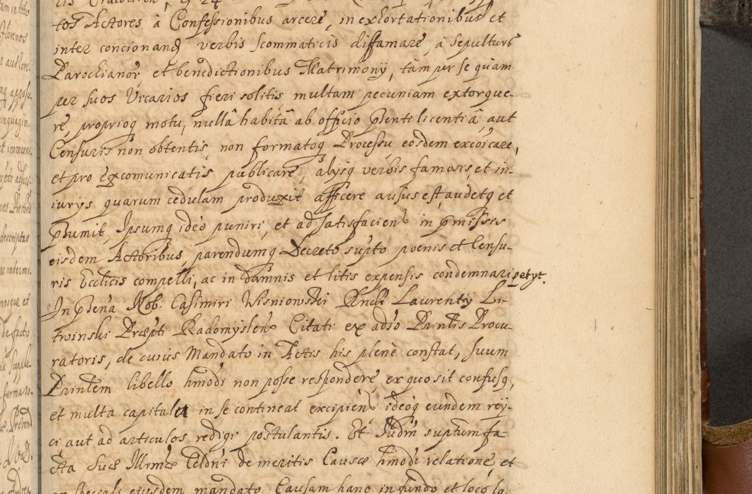 Zdjęcie nr 674 dla obiektu archiwalnego: Acta actorum, decretorum, sententiarum, erectionum, fundationum, confirmationum, instiutionum, resignationum, constitutionum, provisionum, submissionum, quietationum, substitutionum, ordinationum, ingrossationum, prostestationum R. D. Andreae Trzebicki, episcopi Cracoviensis, ducis Severiae in a. D. 1658 et  1659 acticatorum. Volumen I 