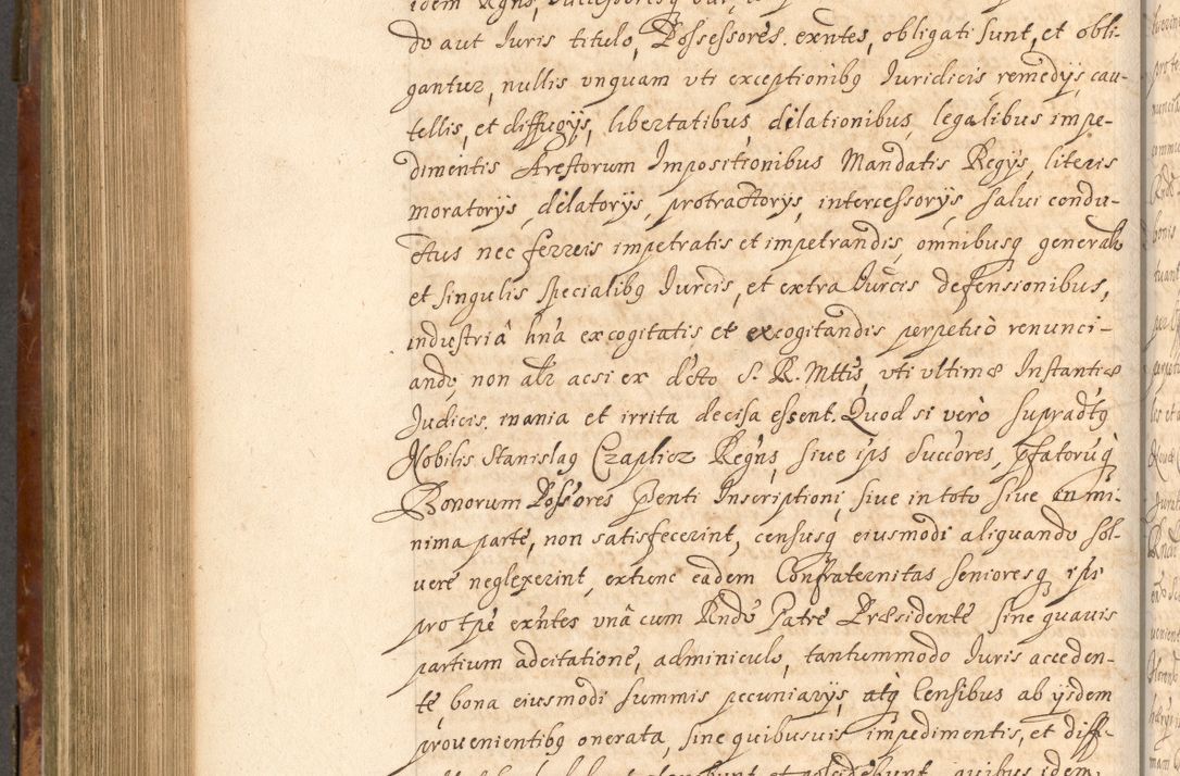 Zdjęcie nr 671 dla obiektu archiwalnego: Acta actorum, decretorum, sententiarum, erectionum, fundationum, confirmationum, instiutionum, resignationum, constitutionum, provisionum, submissionum, quietationum, substitutionum, ordinationum, ingrossationum, prostestationum R. D. Andreae Trzebicki, episcopi Cracoviensis, ducis Severiae in a. D. 1658 et  1659 acticatorum. Volumen I 