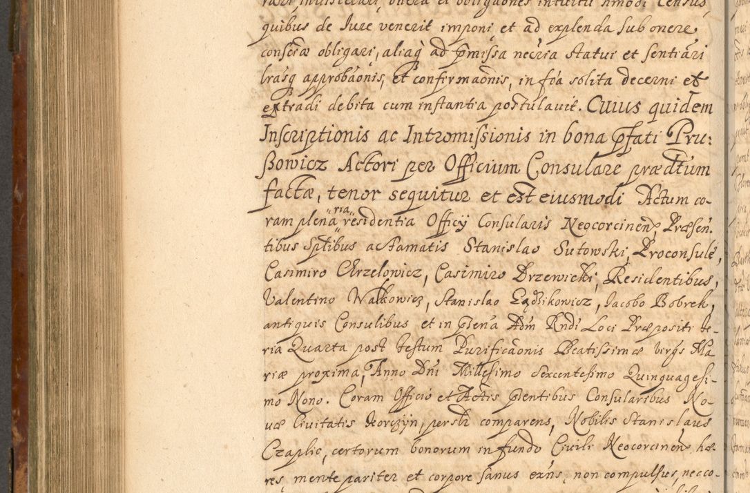 Zdjęcie nr 667 dla obiektu archiwalnego: Acta actorum, decretorum, sententiarum, erectionum, fundationum, confirmationum, instiutionum, resignationum, constitutionum, provisionum, submissionum, quietationum, substitutionum, ordinationum, ingrossationum, prostestationum R. D. Andreae Trzebicki, episcopi Cracoviensis, ducis Severiae in a. D. 1658 et  1659 acticatorum. Volumen I 