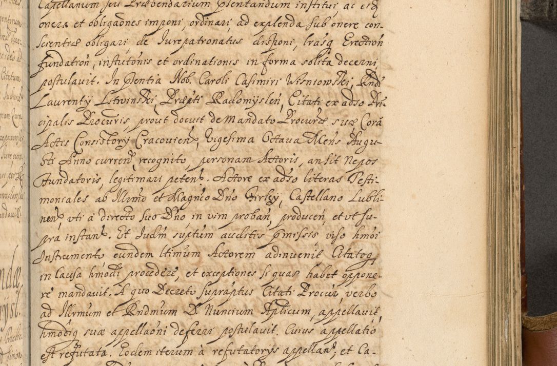 Zdjęcie nr 664 dla obiektu archiwalnego: Acta actorum, decretorum, sententiarum, erectionum, fundationum, confirmationum, instiutionum, resignationum, constitutionum, provisionum, submissionum, quietationum, substitutionum, ordinationum, ingrossationum, prostestationum R. D. Andreae Trzebicki, episcopi Cracoviensis, ducis Severiae in a. D. 1658 et  1659 acticatorum. Volumen I 