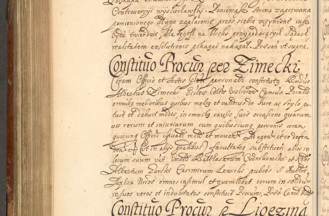 Zdjęcie nr 651 dla obiektu archiwalnego: Acta actorum, decretorum, sententiarum, erectionum, fundationum, confirmationum, instiutionum, resignationum, constitutionum, provisionum, submissionum, quietationum, substitutionum, ordinationum, ingrossationum, prostestationum R. D. Andreae Trzebicki, episcopi Cracoviensis, ducis Severiae in a. D. 1658 et  1659 acticatorum. Volumen I 