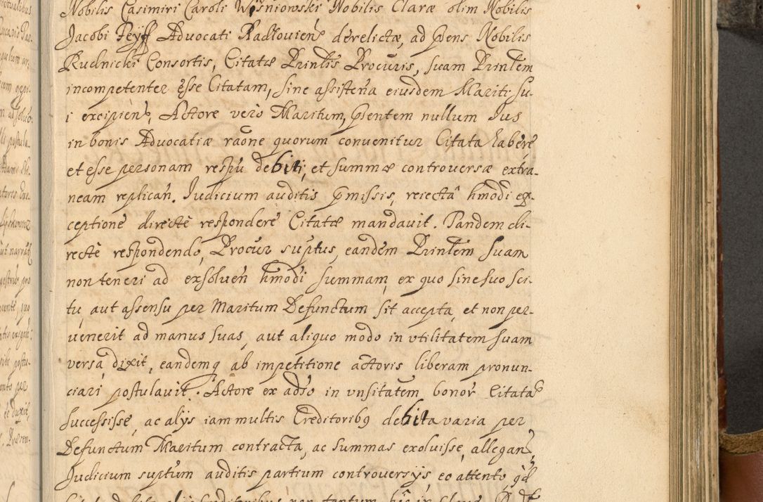 Zdjęcie nr 650 dla obiektu archiwalnego: Acta actorum, decretorum, sententiarum, erectionum, fundationum, confirmationum, instiutionum, resignationum, constitutionum, provisionum, submissionum, quietationum, substitutionum, ordinationum, ingrossationum, prostestationum R. D. Andreae Trzebicki, episcopi Cracoviensis, ducis Severiae in a. D. 1658 et  1659 acticatorum. Volumen I 