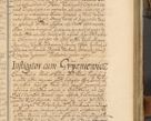 Zdjęcie nr 640 dla obiektu archiwalnego: Acta actorum, decretorum, sententiarum, erectionum, fundationum, confirmationum, instiutionum, resignationum, constitutionum, provisionum, submissionum, quietationum, substitutionum, ordinationum, ingrossationum, prostestationum R. D. Andreae Trzebicki, episcopi Cracoviensis, ducis Severiae in a. D. 1658 et  1659 acticatorum. Volumen I 
