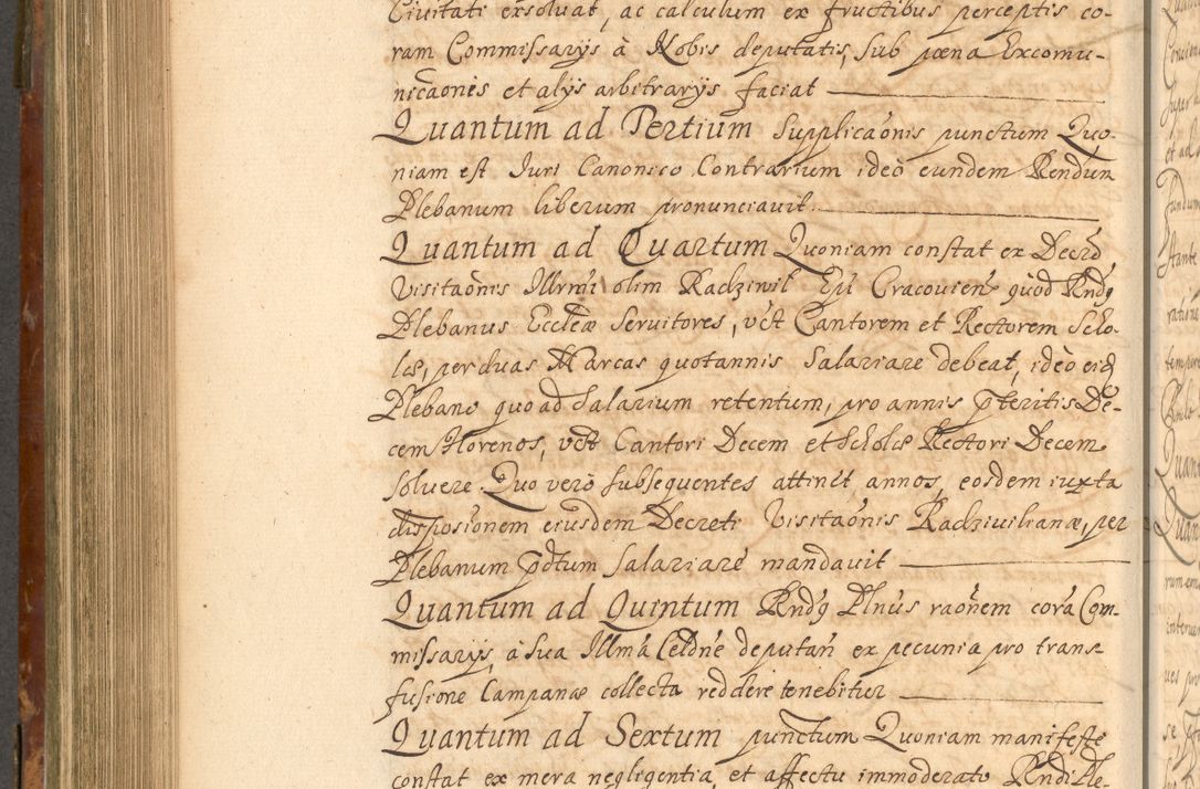 Zdjęcie nr 631 dla obiektu archiwalnego: Acta actorum, decretorum, sententiarum, erectionum, fundationum, confirmationum, instiutionum, resignationum, constitutionum, provisionum, submissionum, quietationum, substitutionum, ordinationum, ingrossationum, prostestationum R. D. Andreae Trzebicki, episcopi Cracoviensis, ducis Severiae in a. D. 1658 et  1659 acticatorum. Volumen I 