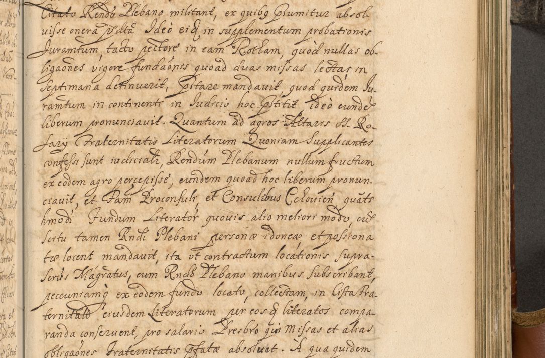 Zdjęcie nr 630 dla obiektu archiwalnego: Acta actorum, decretorum, sententiarum, erectionum, fundationum, confirmationum, instiutionum, resignationum, constitutionum, provisionum, submissionum, quietationum, substitutionum, ordinationum, ingrossationum, prostestationum R. D. Andreae Trzebicki, episcopi Cracoviensis, ducis Severiae in a. D. 1658 et  1659 acticatorum. Volumen I 