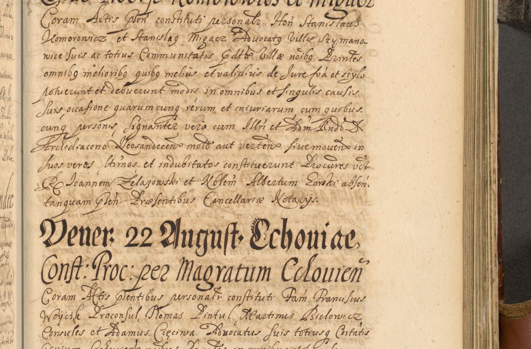 Zdjęcie nr 628 dla obiektu archiwalnego: Acta actorum, decretorum, sententiarum, erectionum, fundationum, confirmationum, instiutionum, resignationum, constitutionum, provisionum, submissionum, quietationum, substitutionum, ordinationum, ingrossationum, prostestationum R. D. Andreae Trzebicki, episcopi Cracoviensis, ducis Severiae in a. D. 1658 et  1659 acticatorum. Volumen I 