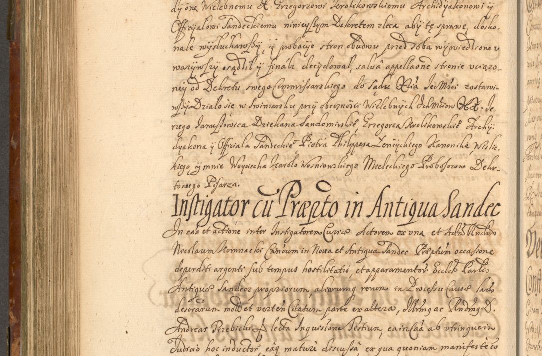 Zdjęcie nr 627 dla obiektu archiwalnego: Acta actorum, decretorum, sententiarum, erectionum, fundationum, confirmationum, instiutionum, resignationum, constitutionum, provisionum, submissionum, quietationum, substitutionum, ordinationum, ingrossationum, prostestationum R. D. Andreae Trzebicki, episcopi Cracoviensis, ducis Severiae in a. D. 1658 et  1659 acticatorum. Volumen I 