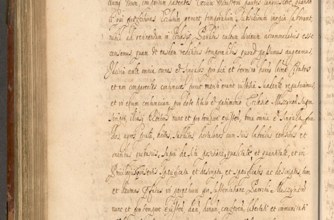 Zdjęcie nr 615 dla obiektu archiwalnego: Acta actorum, decretorum, sententiarum, erectionum, fundationum, confirmationum, instiutionum, resignationum, constitutionum, provisionum, submissionum, quietationum, substitutionum, ordinationum, ingrossationum, prostestationum R. D. Andreae Trzebicki, episcopi Cracoviensis, ducis Severiae in a. D. 1658 et  1659 acticatorum. Volumen I 