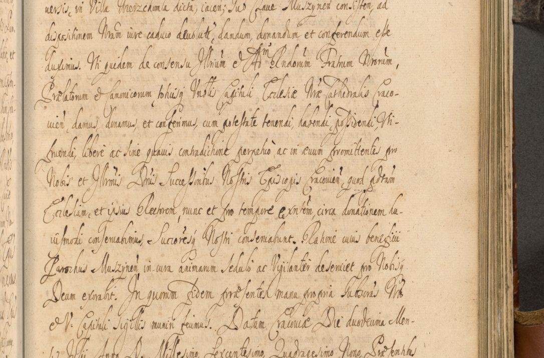 Zdjęcie nr 614 dla obiektu archiwalnego: Acta actorum, decretorum, sententiarum, erectionum, fundationum, confirmationum, instiutionum, resignationum, constitutionum, provisionum, submissionum, quietationum, substitutionum, ordinationum, ingrossationum, prostestationum R. D. Andreae Trzebicki, episcopi Cracoviensis, ducis Severiae in a. D. 1658 et  1659 acticatorum. Volumen I 