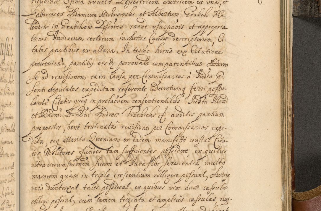 Zdjęcie nr 976 dla obiektu archiwalnego: Acta actorum, decretorum, sententiarum, erectionum, fundationum, confirmationum, instiutionum, resignationum, constitutionum, provisionum, submissionum, quietationum, substitutionum, ordinationum, ingrossationum, prostestationum R. D. Andreae Trzebicki, episcopi Cracoviensis, ducis Severiae in a. D. 1658 et  1659 acticatorum. Volumen I 